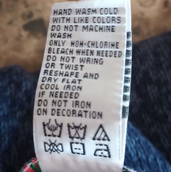 Tiara International Christmas Collection Blue Y2K Vintage Zip Up Sweater Jacket - Picture 13 of 16